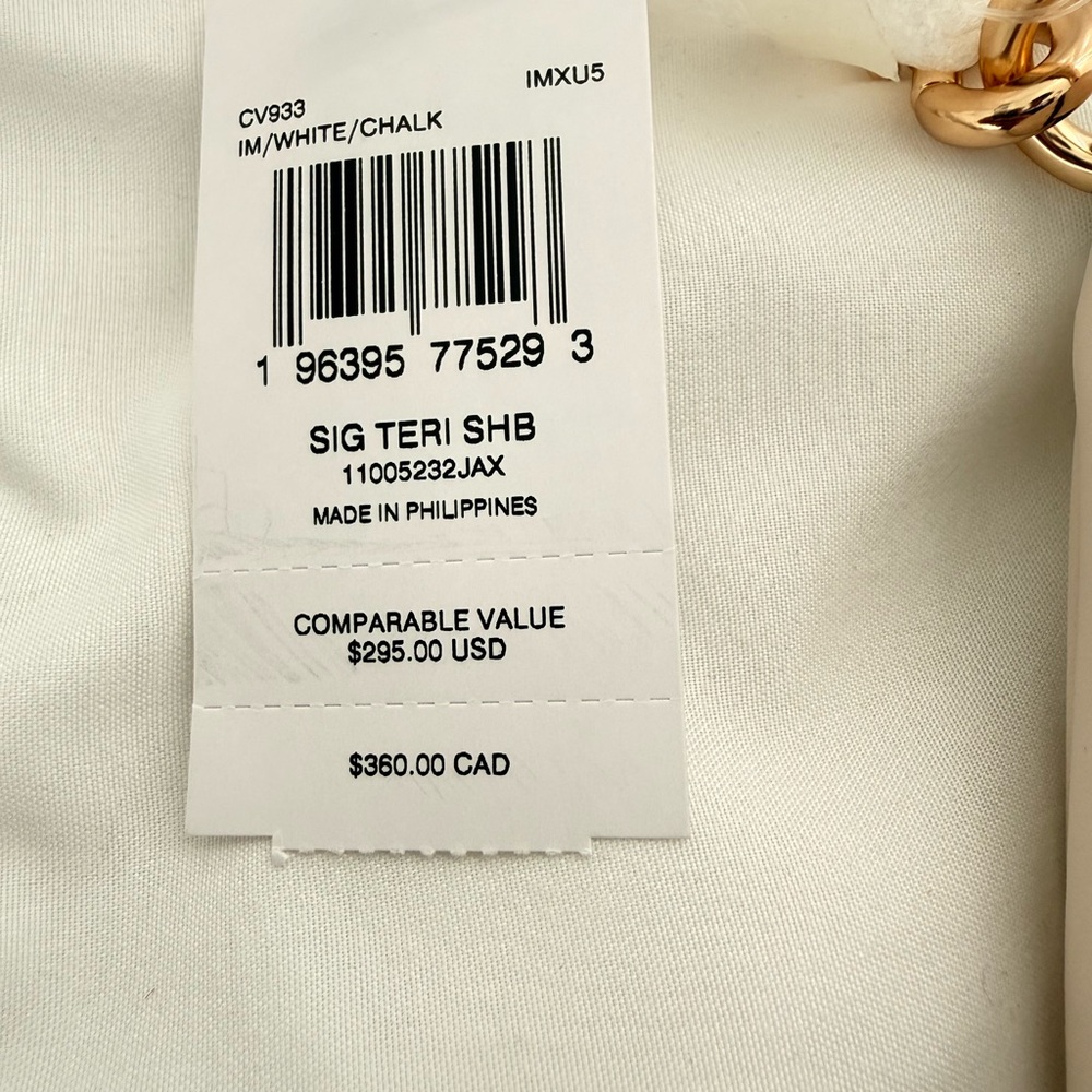 Coach Teri Shoulder Bag in Cream - Picture 3 of 4